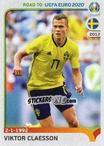 Sticker Viktor Claesson - Road to UEFA Euro 2020 n. 383 - Panini