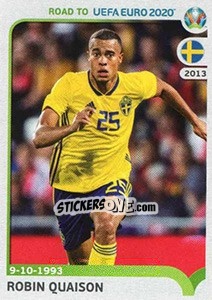 Cromo Robin Quaison - Road to UEFA Euro 2020 - Panini