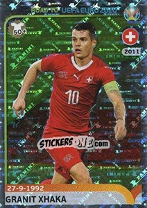Sticker Granit Xhaka - Road to UEFA Euro 2020 n. 386 - Panini