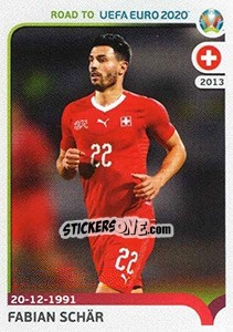 Cromo Fabian Schär - Road to UEFA Euro 2020 - Panini