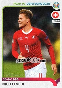 Figurina Nico Elvedi - Road to UEFA Euro 2020 - Panini