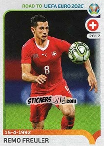 Sticker Remo Freuler - Road to UEFA Euro 2020 n. 398 - Panini