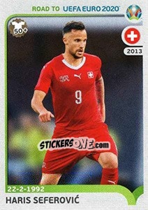 Cromo Haris Seferovic - Road to UEFA Euro 2020 - Panini