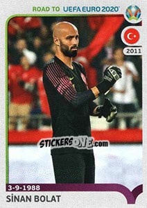 Sticker Sinan Bolat - Road to UEFA Euro 2020 - Panini