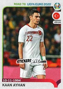 Sticker Kaan Ayhan - Road to UEFA Euro 2020 n. 405 - Panini