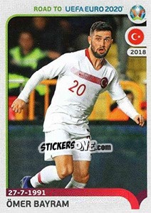 Cromo Ömer Bayram - Road to UEFA Euro 2020 - Panini