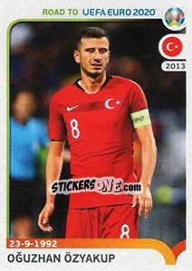 Sticker Oğuzhan Özyakup - Road to UEFA Euro 2020 - Panini
