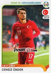 Sticker Cengiz Ünder - Road to UEFA Euro 2020 n. 411 - Panini