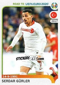 Sticker Serdar Gürler - Road to UEFA Euro 2020 - Panini