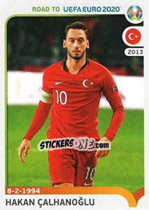 Sticker Hakan Çalhanoğlu - Road to UEFA Euro 2020 n. 415 - Panini