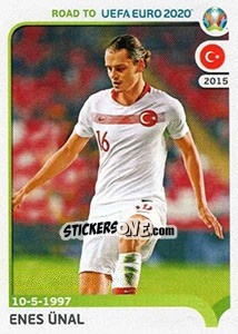 Sticker Enes Ünal - Road to UEFA Euro 2020 n. 417 - Panini