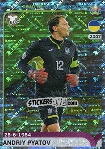 Sticker Andriy Pyatov - Road to UEFA Euro 2020 n. 418 - Panini