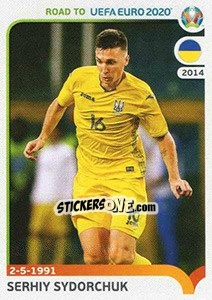 Sticker Serhiy Sydorchuk - Road to UEFA Euro 2020 n. 424 - Panini