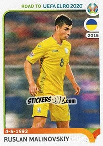 Sticker Ruslan Malinovskyi - Road to UEFA Euro 2020 - Panini