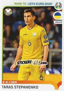 Figurina Taras Stepanenko - Road to UEFA Euro 2020 - Panini