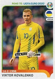 Figurina Viktor Kovalenko - Road to UEFA Euro 2020 - Panini