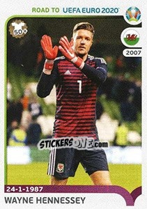 Cromo Wayne Hennessey - Road to UEFA Euro 2020 - Panini