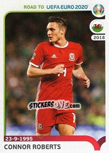 Sticker Connor Roberts - Road to UEFA Euro 2020 n. 437 - Panini