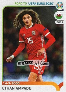 Sticker Ethan Ampadu - Road to UEFA Euro 2020 n. 446 - Panini