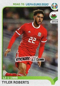 Sticker Tyler Roberts - Road to UEFA Euro 2020 - Panini