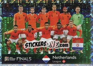 Cromo Team Photo (Netherlands) - Road to UEFA Euro 2020 - Panini