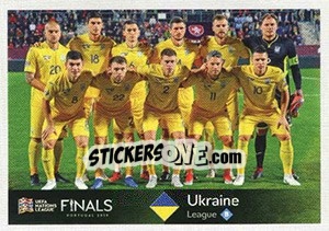 Sticker Team Photo (Ukraine) - Road to UEFA Euro 2020 - Panini