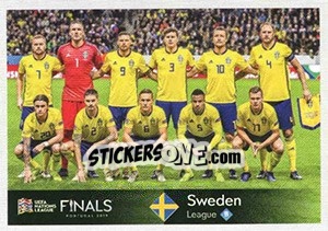 Sticker Team Photo (Sweden) - Road to UEFA Euro 2020 - Panini