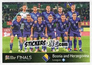 Sticker Team Photo (Bosnia & Herzegovina) - Road to UEFA Euro 2020 - Panini