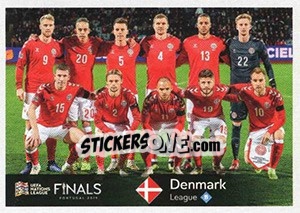 Sticker Team Photo (Denmark) - Road to UEFA Euro 2020 n. 464 - Panini