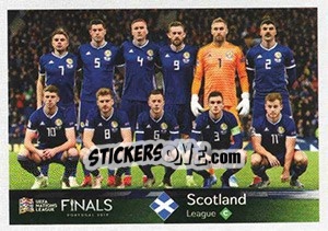 Sticker Team Photo (Scotland) - Road to UEFA Euro 2020 - Panini
