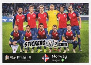 Sticker Team Photo (Norway) - Road to UEFA Euro 2020 - Panini
