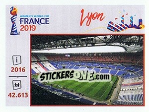 Sticker Stade de Lyon - FIFA Women's World Cup France 2019 n. 11 - Panini