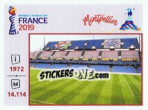 Sticker Stade de la Mosson - FIFA Women's World Cup France 2019 - Panini
