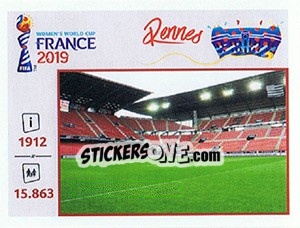 Sticker Roazhon Park - FIFA Women's World Cup France 2019 n. 21 - Panini