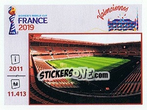 Sticker Stade du Hainaut - FIFA Women's World Cup France 2019 n. 23 - Panini