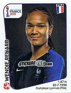 Cromo Wendie Renard - FIFA Women's World Cup France 2019 - Panini