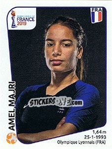 Figurina Amel Majri - FIFA Women's World Cup France 2019 - Panini