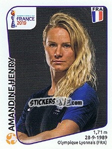 Figurina Amandine Henry - FIFA Women's World Cup France 2019 - Panini
