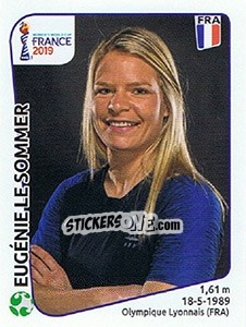 Sticker Eugénie Le Sommer - FIFA Women's World Cup France 2019 - Panini