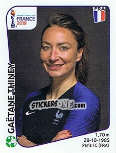 Cromo Gaëtane Thiney - FIFA Women's World Cup France 2019 - Panini