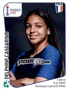 Sticker Delphine Cascarino - FIFA Women's World Cup France 2019 - Panini