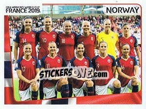 Sticker Team Photo - FIFA Women's World Cup France 2019 - Panini