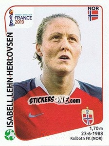 Sticker Isabell Lehn Herlovsen - FIFA Women's World Cup France 2019 - Panini
