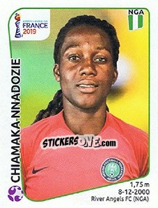 Figurina Chiamaka Nnadozie - FIFA Women's World Cup France 2019 - Panini