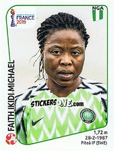 Sticker Faith Ikidi Michael - FIFA Women's World Cup France 2019 - Panini