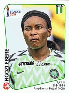 Figurina Ngozi Ebere - FIFA Women's World Cup France 2019 - Panini
