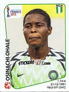 Figurina Osinachi Ohale - FIFA Women's World Cup France 2019 - Panini