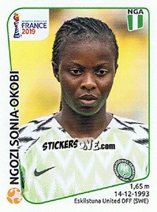 Sticker Ngozi Sonia Okobi - FIFA Women's World Cup France 2019 - Panini