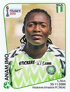 Cromo Anam Imo - FIFA Women's World Cup France 2019 - Panini