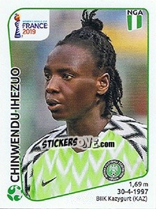 Sticker Chinwendu Ihezuo - FIFA Women's World Cup France 2019 - Panini